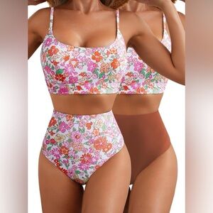Herseas 2 Piece High Waisted Bikini Set for Women NWOT